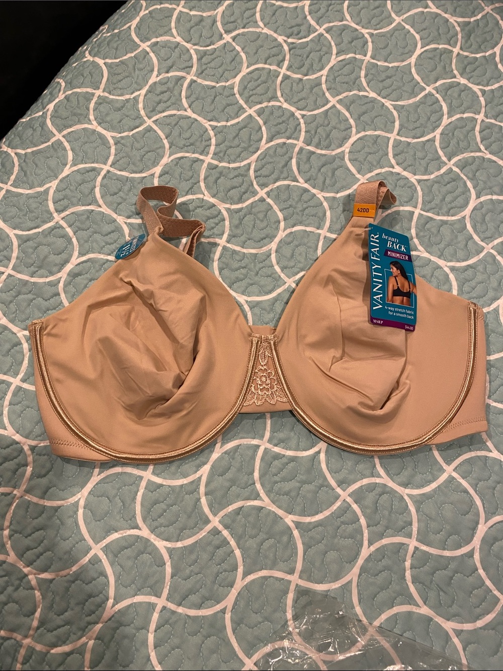 Vanity Fair Beige/Tan Full Coverage Underwire Bra
